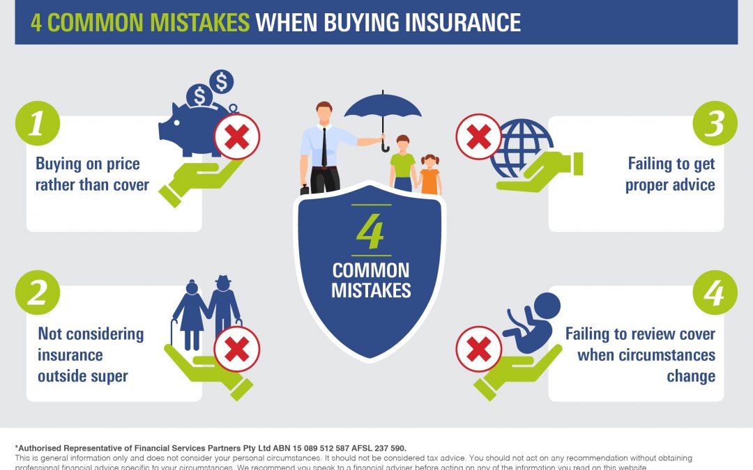 Four common mistakes when buying insurance